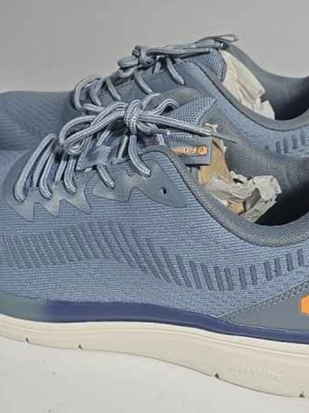 Men's Casual Breathable Cloudy Blue Fitville Knit Sneakers